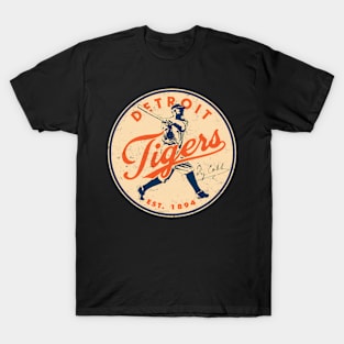 Detroit Tigers 3 By Buck T-Shirt